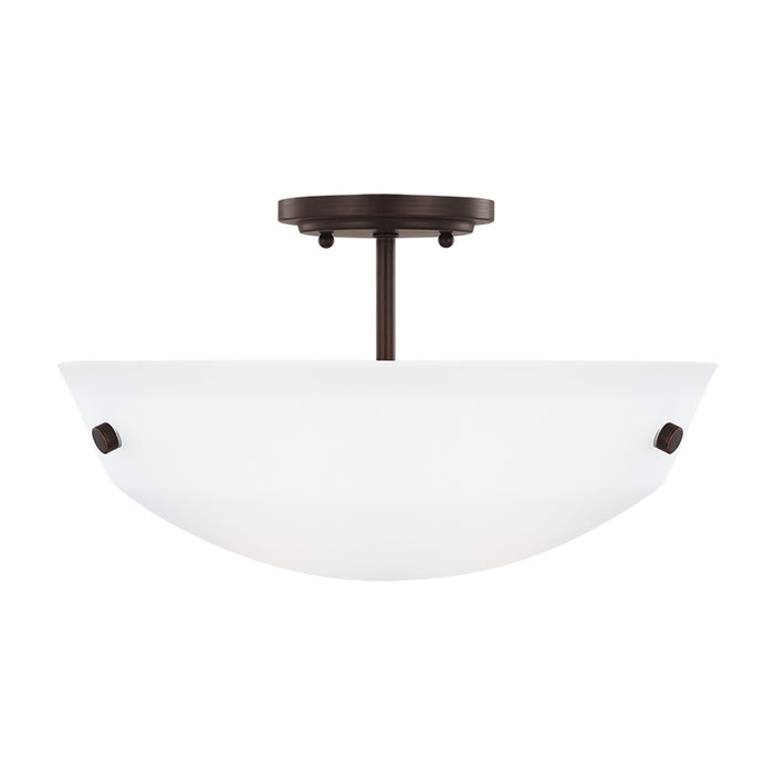 Generation 7715202 2-lt 15" Semi Flush Mount