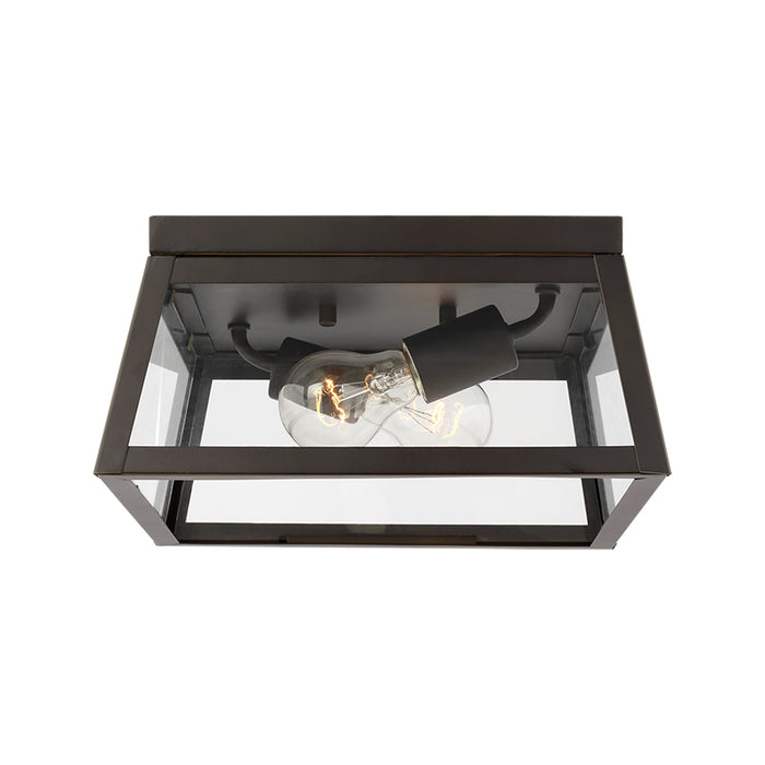 Sea Gull 7848402 Founders 2-lt 12" Outdoor Flush Mount