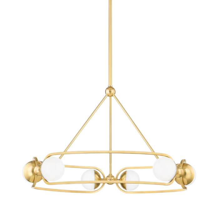 Hudson Valley 2531 Hartford 6-lt 31" LED Chandelier