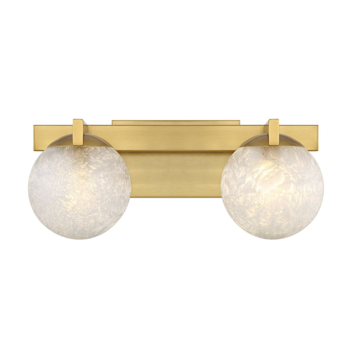 Savoy House 8-1017-2 Darien 2-lt 17" Bathroom Vanity Light - Warm Brass