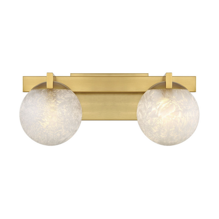 Savoy House 8-1017-2 Darien 2-lt 17" Bathroom Vanity Light - Warm Brass