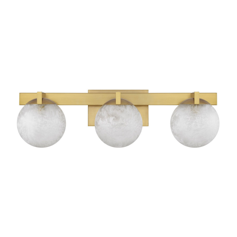 Savoy House 8-1017-3 Darien 3-lt 25" Bathroom Vanity Light - Warm Brass