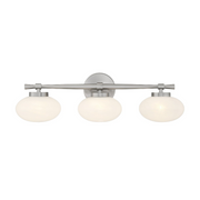 Savoy House 8-1050-3 Barrow 3-lt 25" Bathroom Vanity Light - Satin Nickel