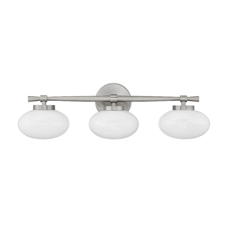 Savoy House 8-1050-3 Barrow 3-lt 25" Bathroom Vanity Light - Satin Nickel