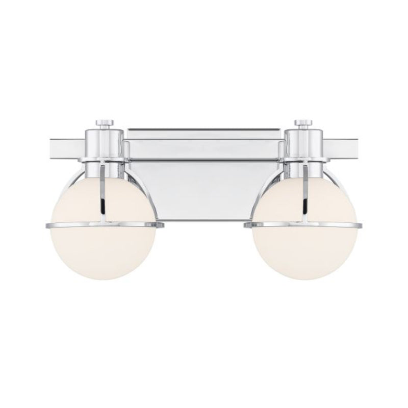 Savoy House 8-1060-2 Pierce 2-lt 16" Bathroom Vanity Light - Chrome