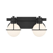 Savoy House 8-1060-2 Pierce 2-lt 16" Bathroom Vanity Light - Matte Black