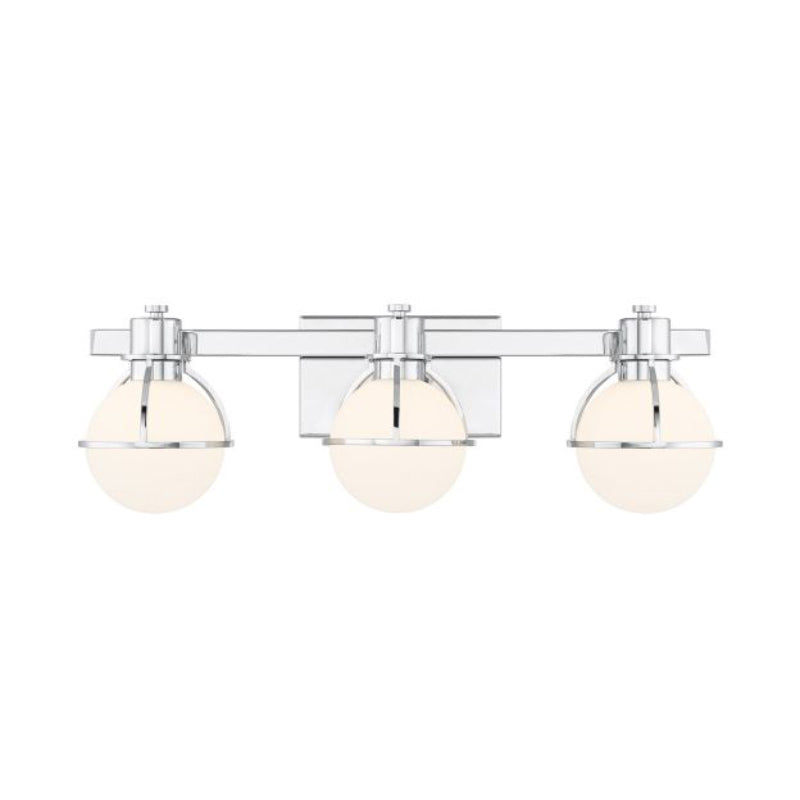 Savoy House 8-1060-3 Pierce 3-lt 24" Bathroom Vanity Light - Chrome