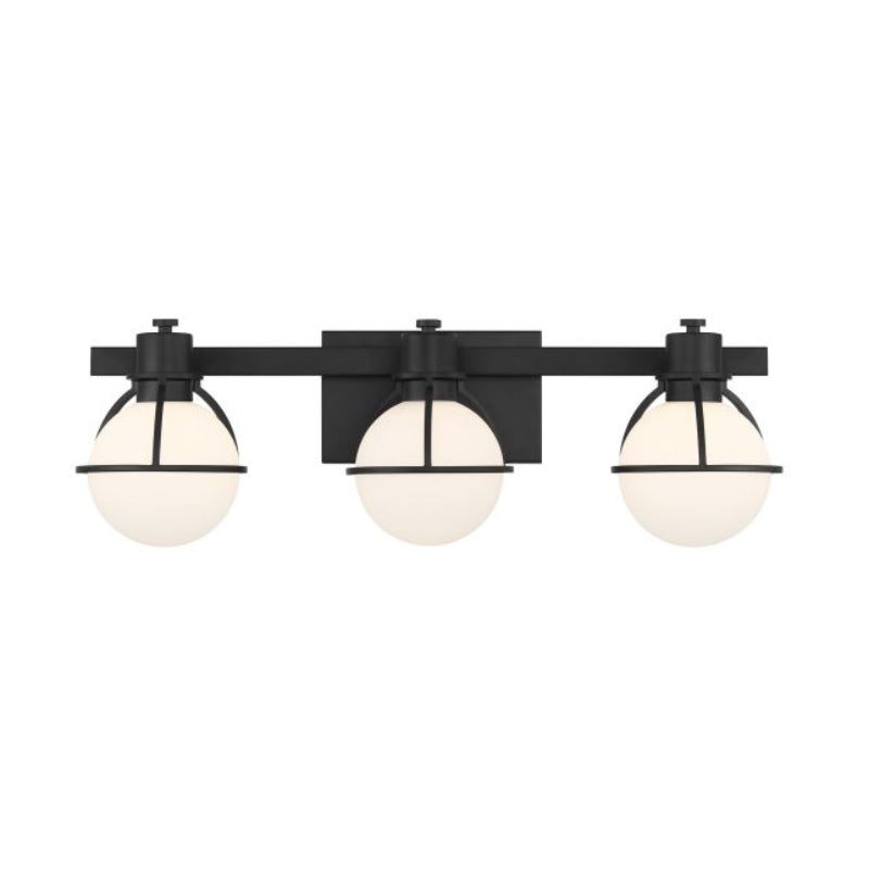 Savoy House 8-1060-3 Pierce 3-lt 24" Bathroom Vanity Light - Matte Black