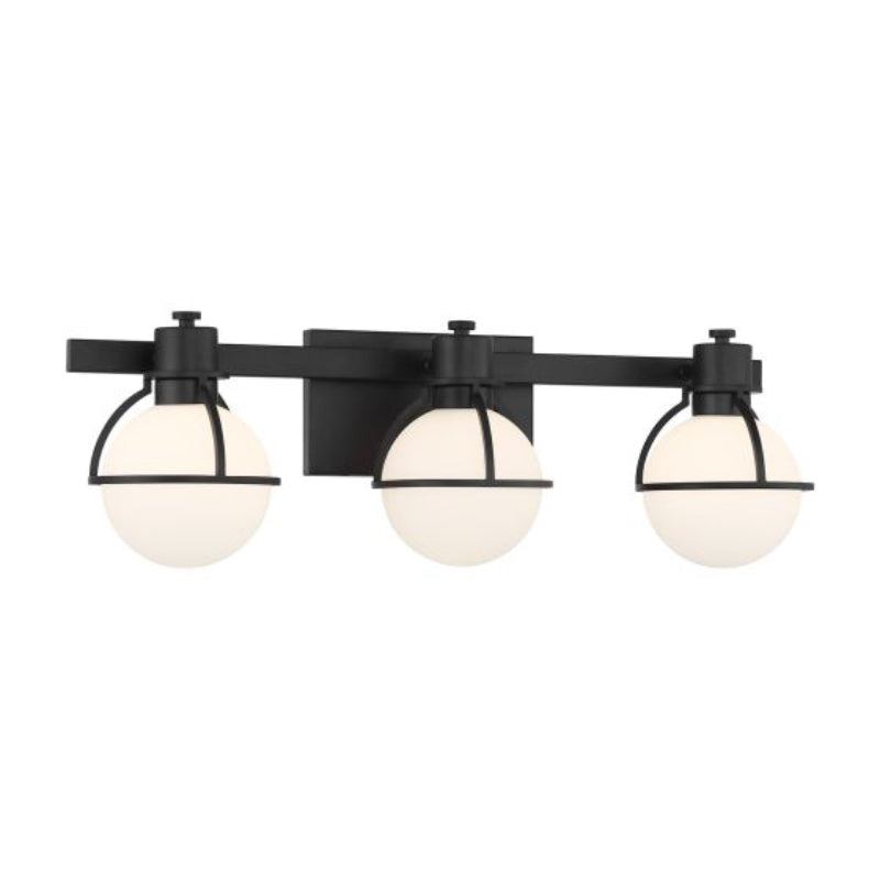 Savoy House 8-1060-3 Pierce 3-lt 24" Bathroom Vanity Light - Matte Black