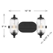 Savoy House 8-3024-2 Holton 2-lt 16" Bathroom Vanity Light