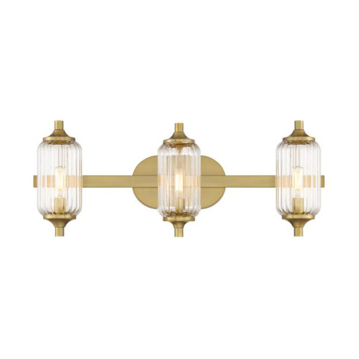 Savoy House 8-3024-3 Holton 3-lt 24" Bathroom Vanity Light - Warm Brass