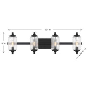 Savoy House 8-3024-4 Holton 4-lt 32" Bathroom Vanity Light