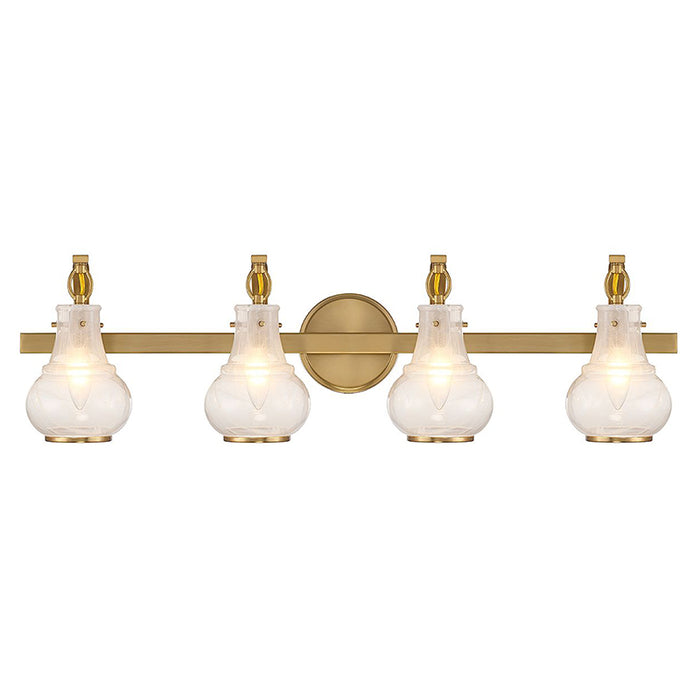 Savoy House 8-4417-4 Adams 4-lt 32" Bathroom Vanity Light