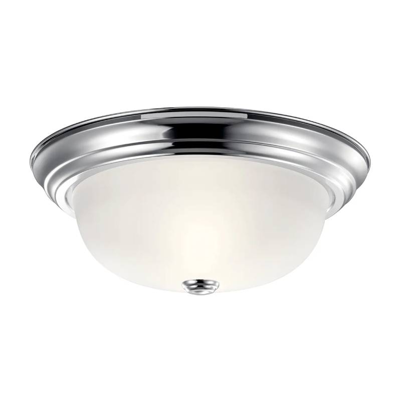 Kichler 8112 2-lt 13" Flush Mount-Chrome