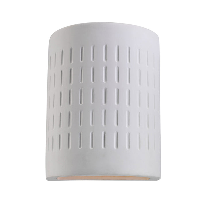Generation 83046 Paintable Ceramic Sconces 1-lt 8" Outdoor Wall Lantern