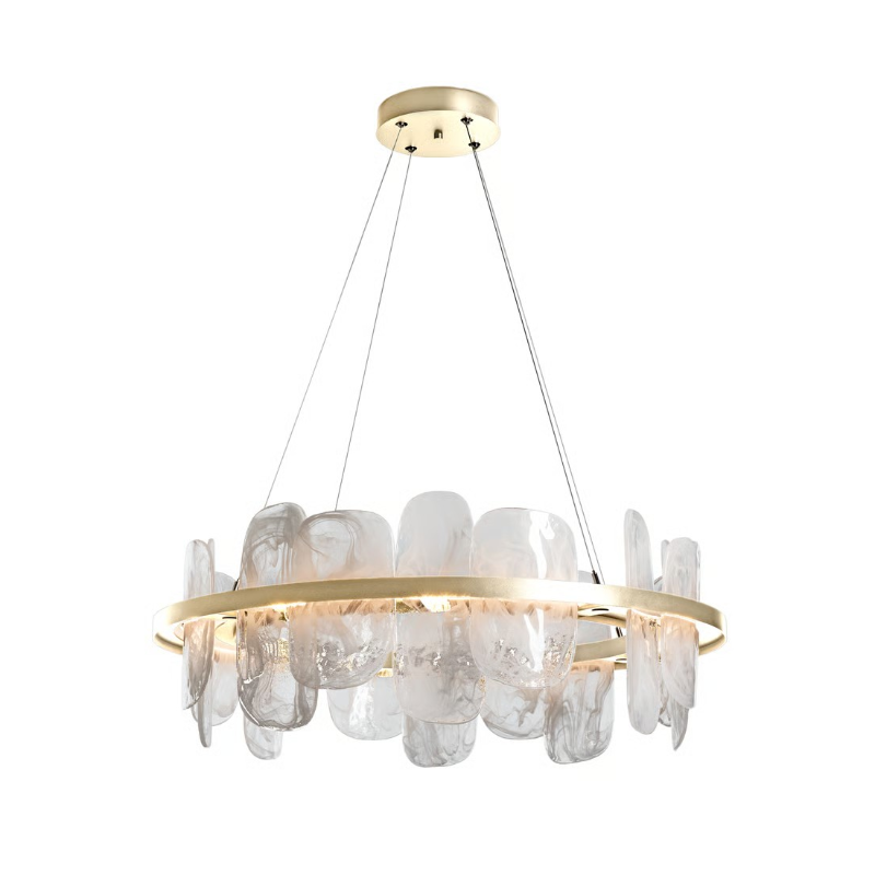 Hubbardton Forge 139660 Vitre 1-lt 38" LED Pendant - Modern Brass