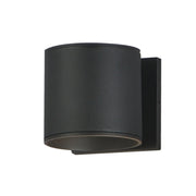 Maxim 86214 Stout 1-lt 5" LED Outdoor Wall Sconce-Black