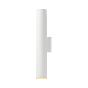 Maxim 86225 Caldera 2-lt 20" Tall LED Outdoor Wall Sconce - White