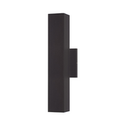 Maxim 86423 Culvert 2-lt 15" Tall LED Outdoor Wall Sconce - Architectural Bronze
