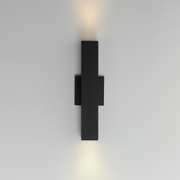 Maxim 86423 Culvert 2-lt 15" Tall LED Outdoor Wall Sconce - Black
