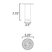 Maxim 86430 Calibro 1-lt 5" LED Outdoor Flush Mount