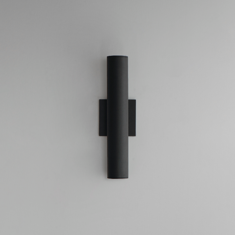 Maxim 86433 Calibro 2-lt 15" Tall LED Outdoor Wall Sconce - Black