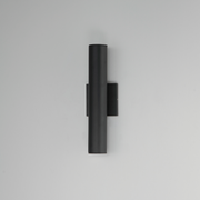 Maxim 86433 Calibro 2-lt 15" Tall LED Outdoor Wall Sconce - Black