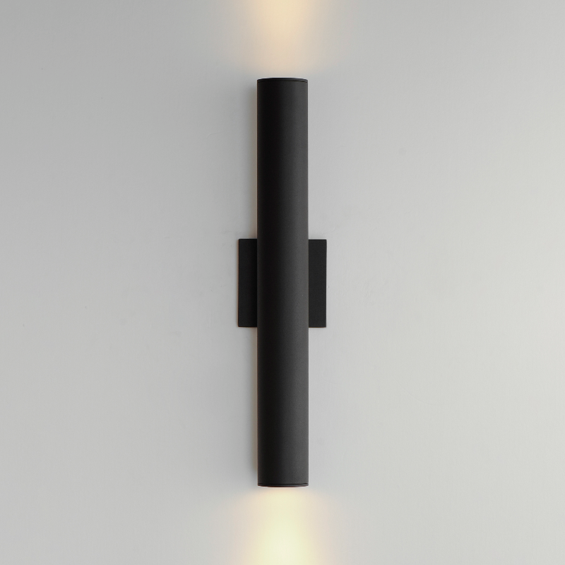 Maxim 86435 Calibro 2-lt 20" Tall LED Outdoor Wall Sconce - Black