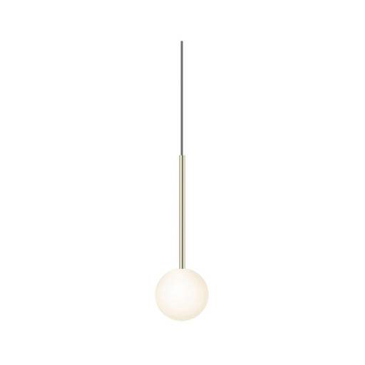 Pablo Designs Bola Sphere 4" LED Pendant - Brass