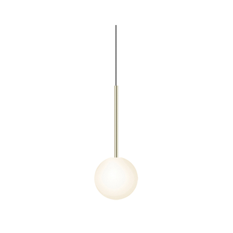 Pablo Designs Bola Sphere 5" LED Pendant - Brass