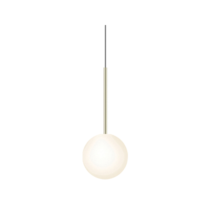 Pablo Designs Bola Sphere 6" LED Pendant - Brass