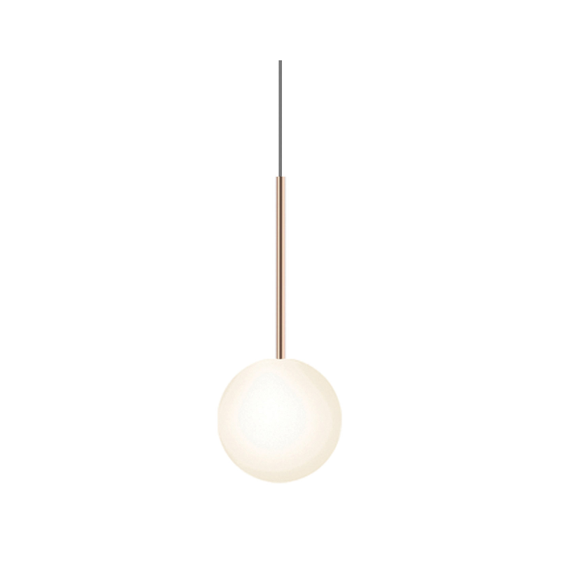 Pablo Designs Bola Sphere 6" LED Pendant - Rose Gold