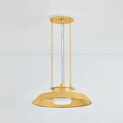 Hudson Valley 8822 Woodrow 1-lt 22" Pendant - Aged Brass