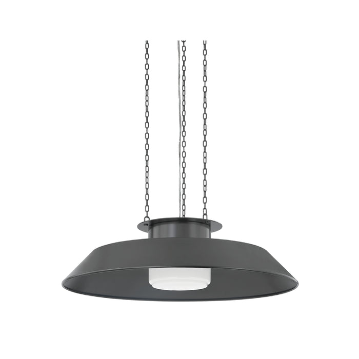 Hudson Valley 8832 Woodrow 1-lt 32" Pendant - Distressed Bronze
