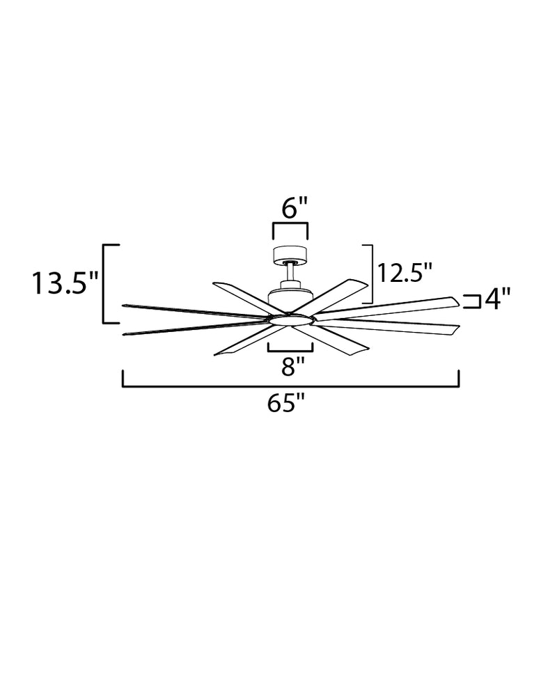 Maxim 88766 Condor 65" Ceiling Fan