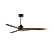 Maxim 88834 Woodwind 80" Ceiling Fan with LED Light Kit-Black with Walnut Wood Blades