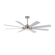 Maxim 88878 Helm 72" Ceiling Fan with LED Light Kit - Satin Nickel