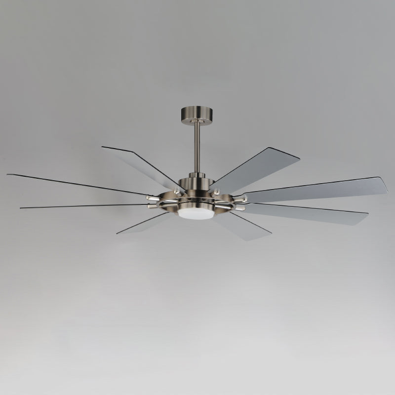 Maxim 88878 Helm 72" Ceiling Fan with LED Light Kit - Satin Nickel
