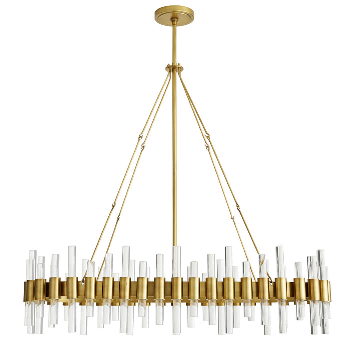 Arteriors 89130 Haskell 10-lt 43" Oval Chandelier