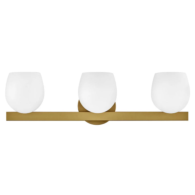 Hinkley 57023 Mae 3-lt 24" LED Vanity - Lacquered Brass