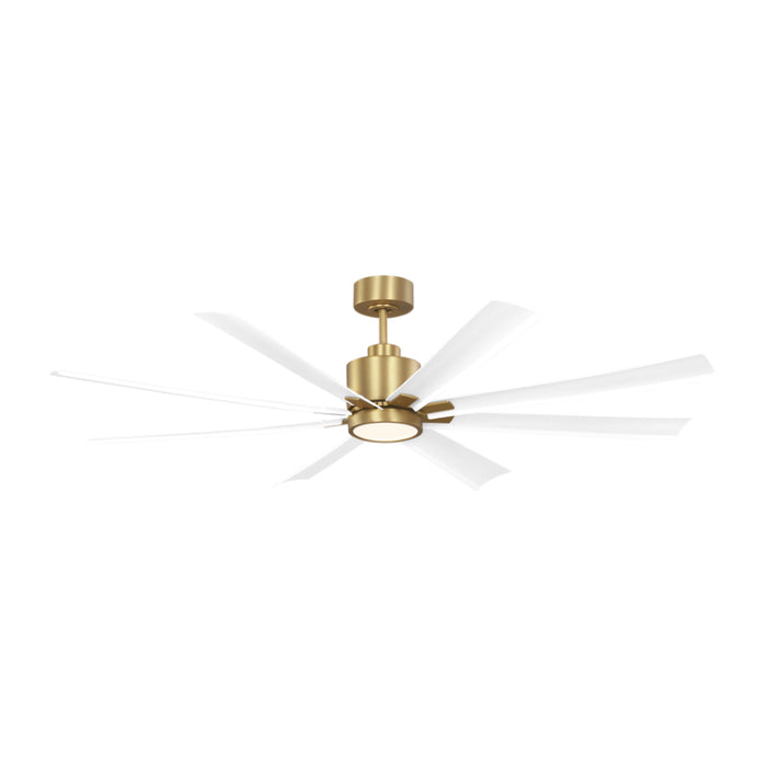 Generation 8FLSM65 Flera 65" Ceiling Fan with LED Light Kit - Brushed Brass