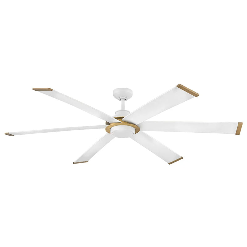 Hinkley 906964 Andros 64" Indoor/Outdoor Smart Ceiling Fan with LED Light Kit - Matte White