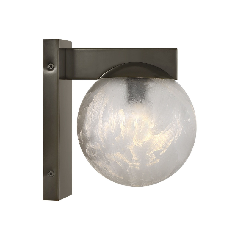 Savoy House 9-1017-1 Darien 1-lt 8" Tall Wall Sconce - Mediterranean Bronze