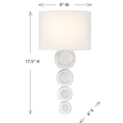 Savoy House 9-1032-1 Marseille 1-lt 18" Tall LED Wall Sconce - Chrome