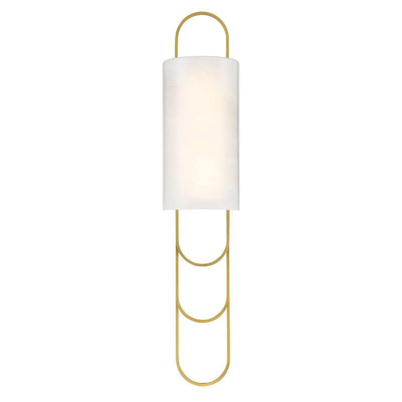 Savoy House 9-1051-1 Tartine 1-lt 30" Tall LED Wall Sconce - Warm Brass
