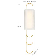 Savoy House 9-1051-1 Tartine 1-lt 30" Tall LED Wall Sconce