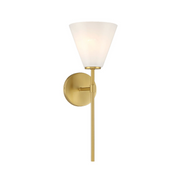 Savoy House 9-4010-1 Blair 1-lt 18" Tall Wall Sconce - Warm Brass