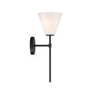Savoy House 9-4010-1 Blair 1-lt 18" Tall Wall Sconce - Matte Black