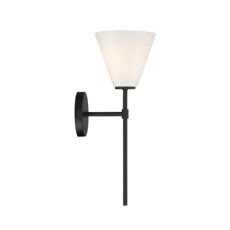 Savoy House 9-4010-1 Blair 1-lt 18" Tall Wall Sconce - Matte Black