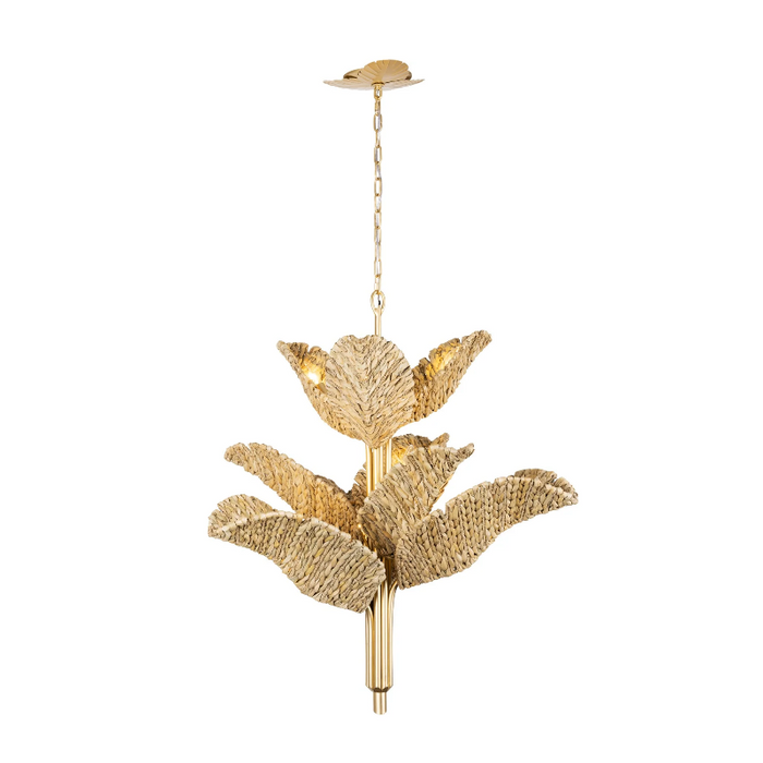 Varaluz 901C09 Banana Leaf 9-lt 37" Chandelier
